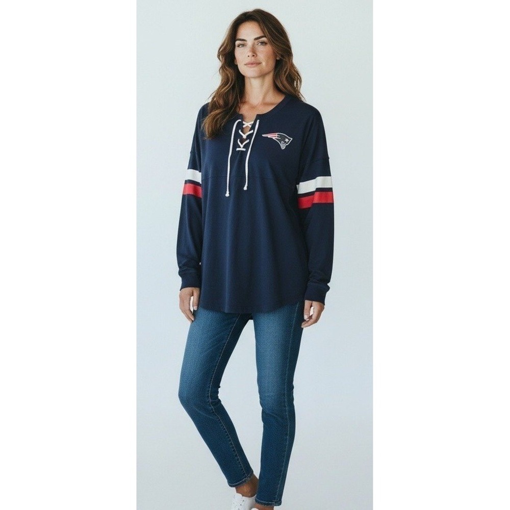 Fanatics Spirit Jersey New England Patriots NFL football Lace Up XXL
Womans Top